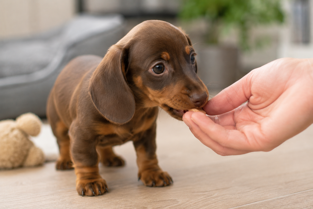 alimentación del perro salchicha