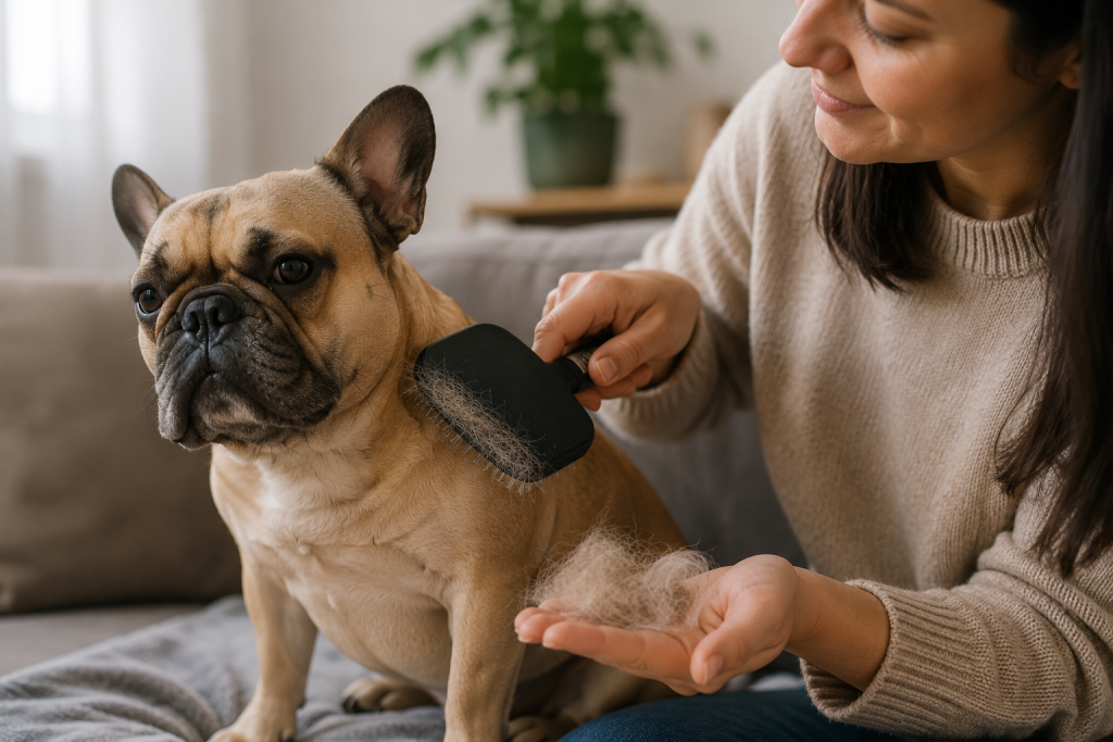 caida del pelo del bulldog frances