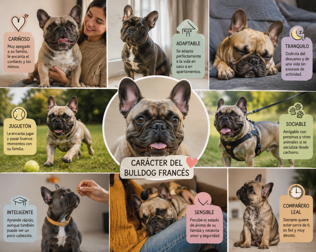 caracter del bulldog frances