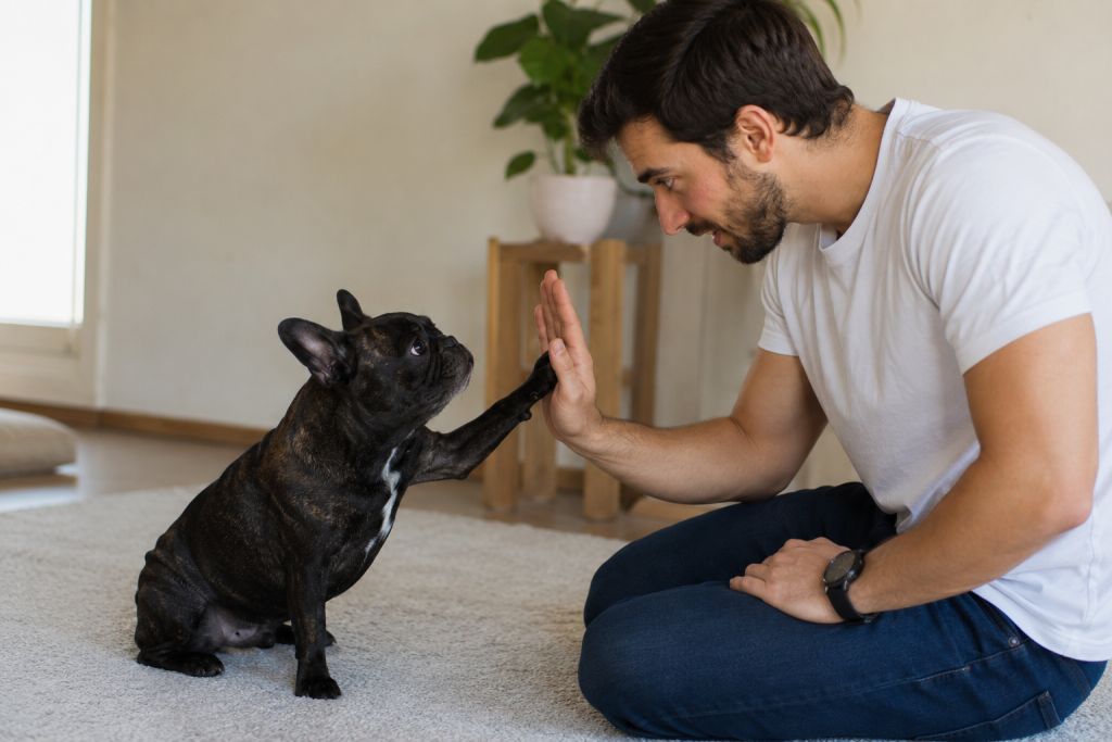 educar a un bulldog frances