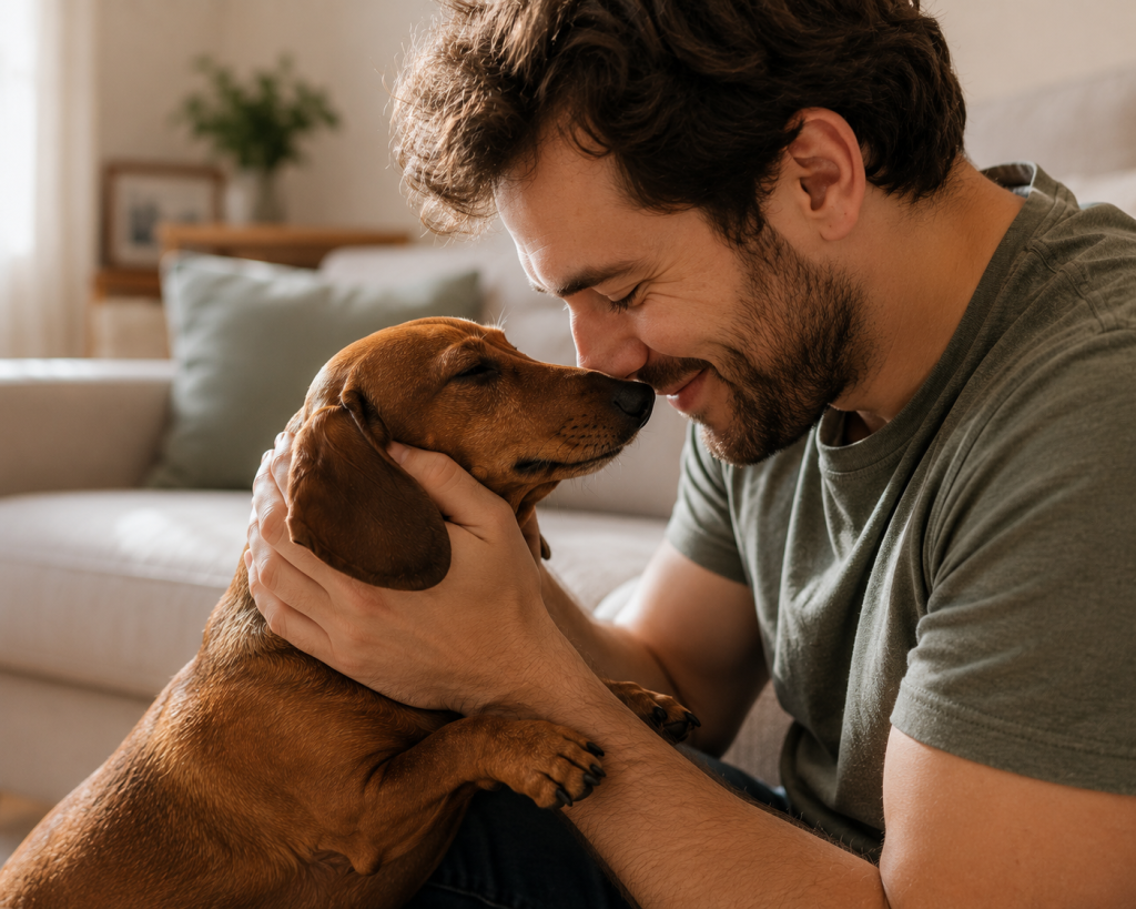 Educar a un perro salchicha