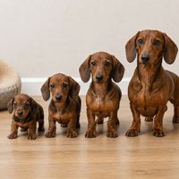 tamaño peso y crecimiento del perro salchicha
